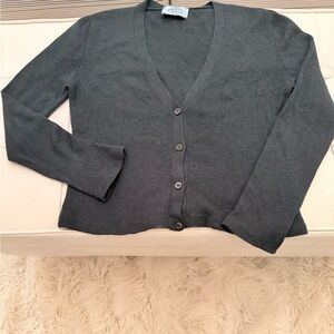 Prada Cashmere Button Down Cardigan Size S